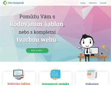 Tablet Screenshot of petrkasparek.cz